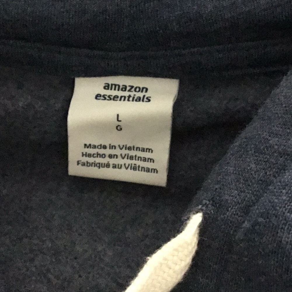 Women’s, Amazon essentials, size L, Navy and white starts - Picture 3 of 3